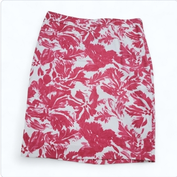 NEW The Limited Floral Career Skirt Knee Length Size 6 - Picture 1 of 12